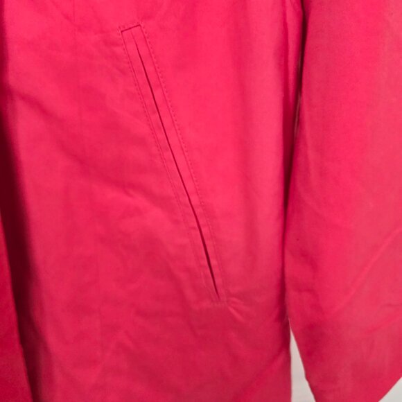 Eileen Fisher Spring Jacket Raincoat Snap Front Weather Resistant Pink Sz XL NWT - Picture 6 of 10